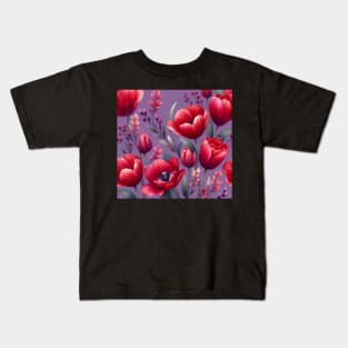 Tulip Flower Kids T-Shirt